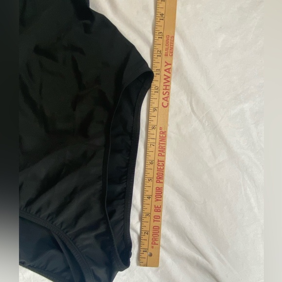 Cole Of California Women's black one piece bathing suit size 12 Beach Resortwear - Picture 13 of 14